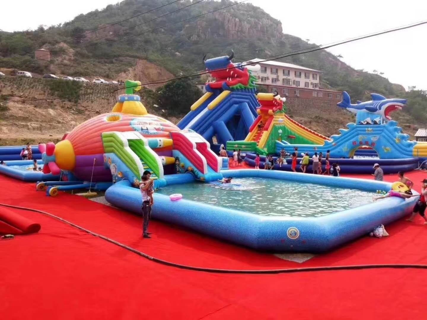 龙岩深海潜艇儿童乐园充气游泳池